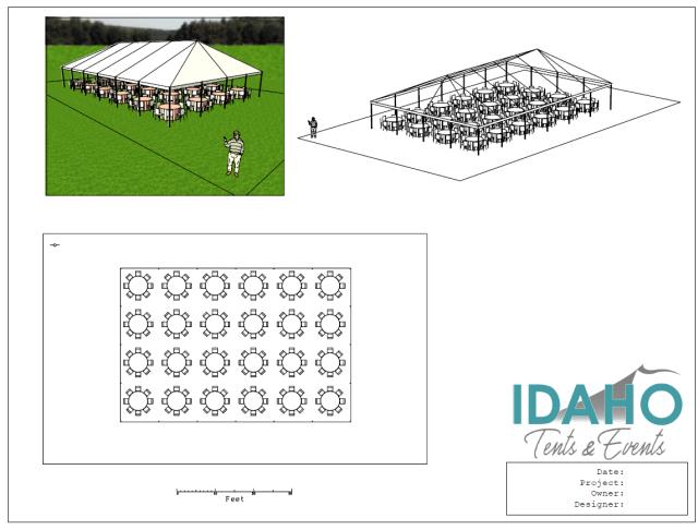 Rental store for Tent Party Package G  192 Guests in Boise ID