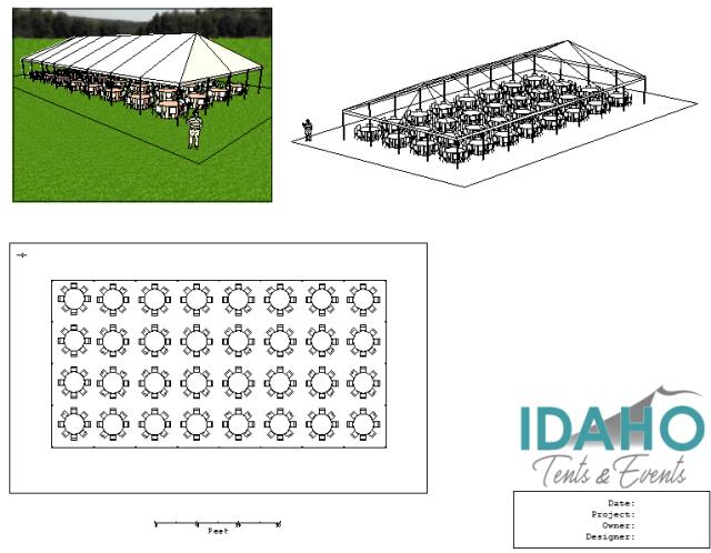 Rental store for Tent Party Package H  256 Guests in Boise ID