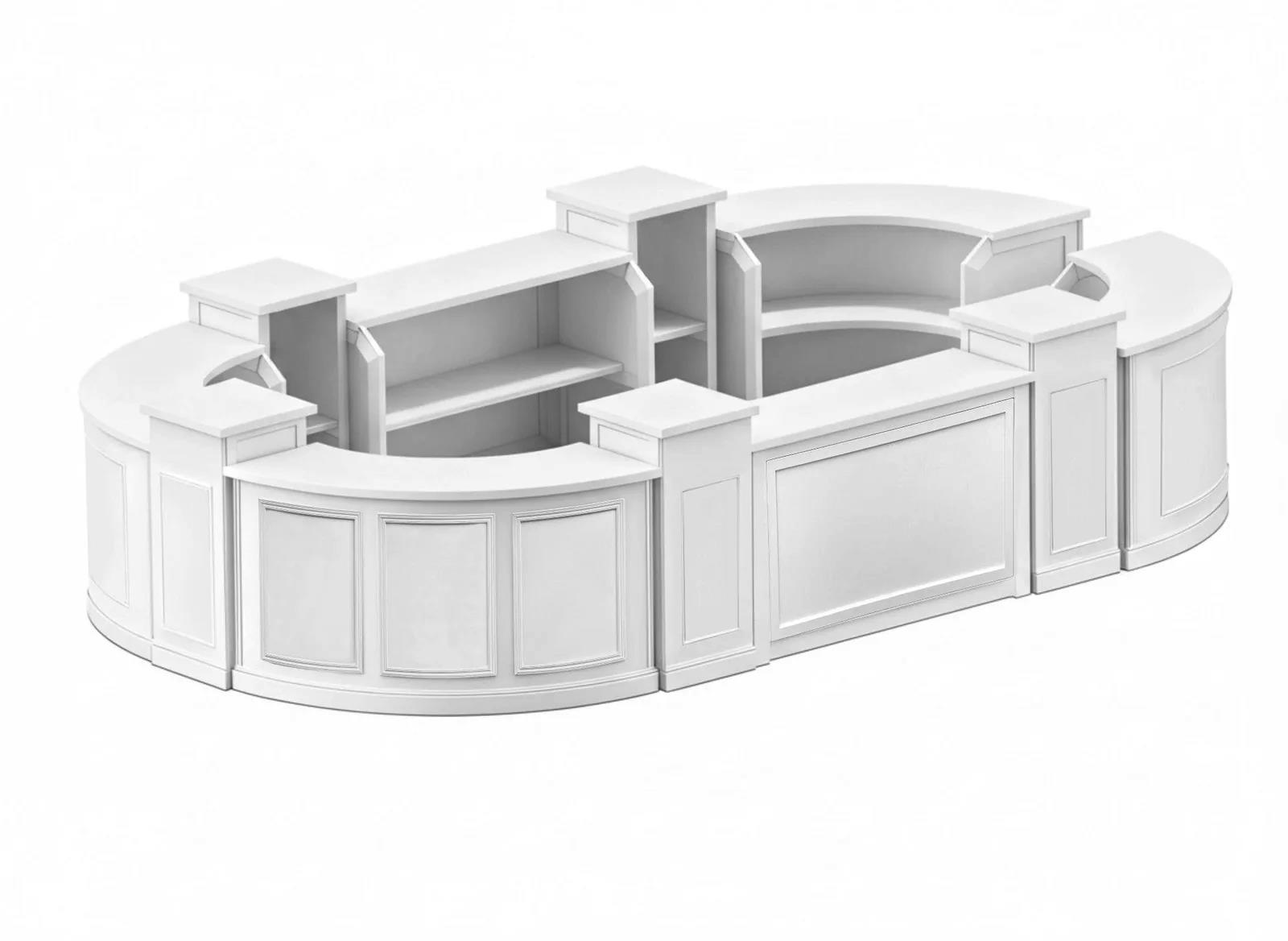 Rental store for 50  White Long Island Modular Bar in Boise ID